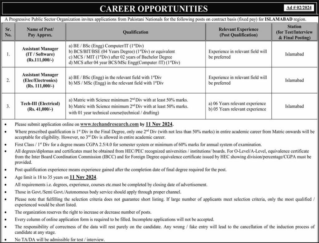 Latest Vacancies Notification Pakistan Atomic Energy