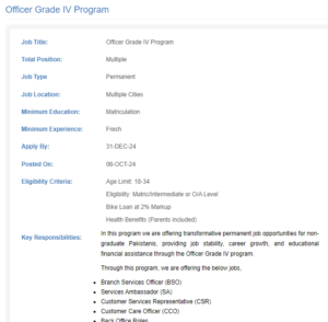 United Bank Limited UBL Jobs Notification Out