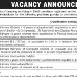 Public Sector Karachi Vacancies Notification November 2024