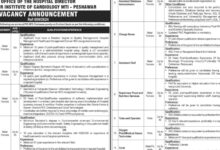 Peshawar Institute of Cardiology PIC Latest Recruitment Notice 2024