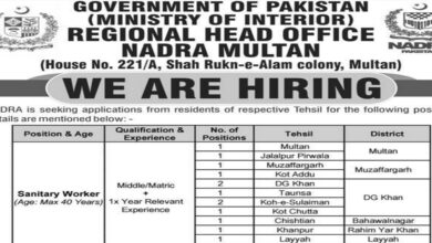 NADRA Jobs Notification Out November 2024