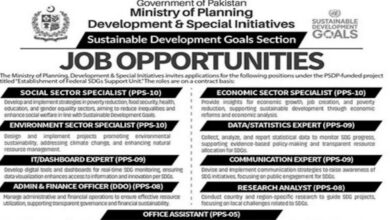 Ministry Of Planning Development Islamabad 2024