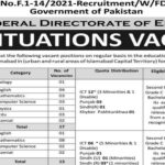 FDE Islamabad Jobs Notification Out 2024