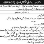 Balochistan Police Jobs Notice November 2024