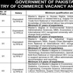 Ministry of Commerce Islamabad Jobs Notification 2024