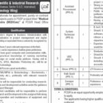 PCSIR Islamabad Recruitment Notification 2024