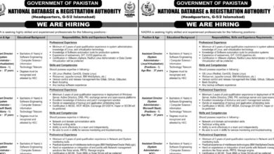 NADRA Islamabad Jobs Notification Out 2024