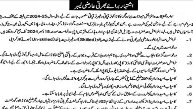 Livestock & Dairy Development Department Okara Jobs Notice 2024