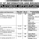 Ministry of Information & Broadcasting Islamabad Jobs Notice 2024