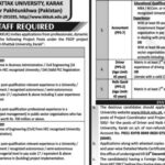 Khushal Khan Khattak University Karak Vacancies Notice 2024