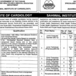 Sahiwal Institute Of Cardiology Jobs 2024