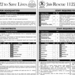 Punjab Emergency Service Rescue 1122 Latest Jobs Notification Out 2024