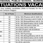 Divisional Public School DPS Burewala Teaching Staff Jobs 2024