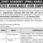 Pakistan Military Academy PMA Abbottabad Jobs Notice 2024