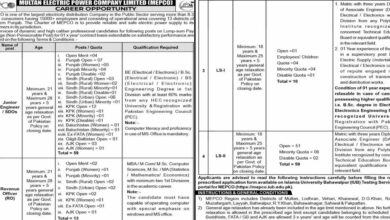 Wapda Jobs Notification Out 2025