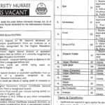 Kohsar University Murree Jobs Notice January 2025