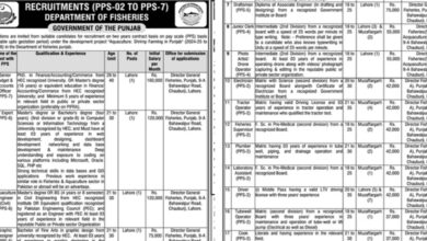 Department Of Fisheries Jobs Notification 2025