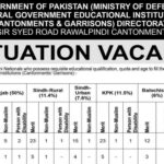 Federal Government Educational Institutions FGEI Rawalpindi Teaching Jobs 2025